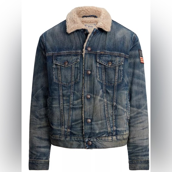 Polo Ralph Lauren - Rigid Denim Tucker Jacket SM 🧥 - Picture 3 of 8